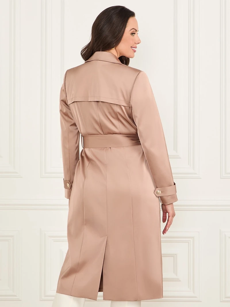 Eleonor Satin Wrap Trench