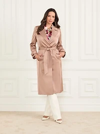 Eleonor Satin Wrap Trench