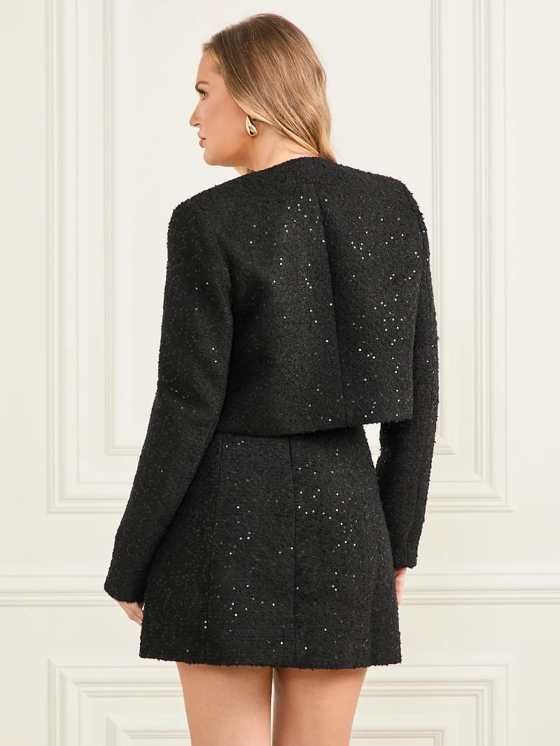 Bouclé Away Sequin Jacket