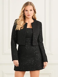 Bouclé Away Sequin Jacket