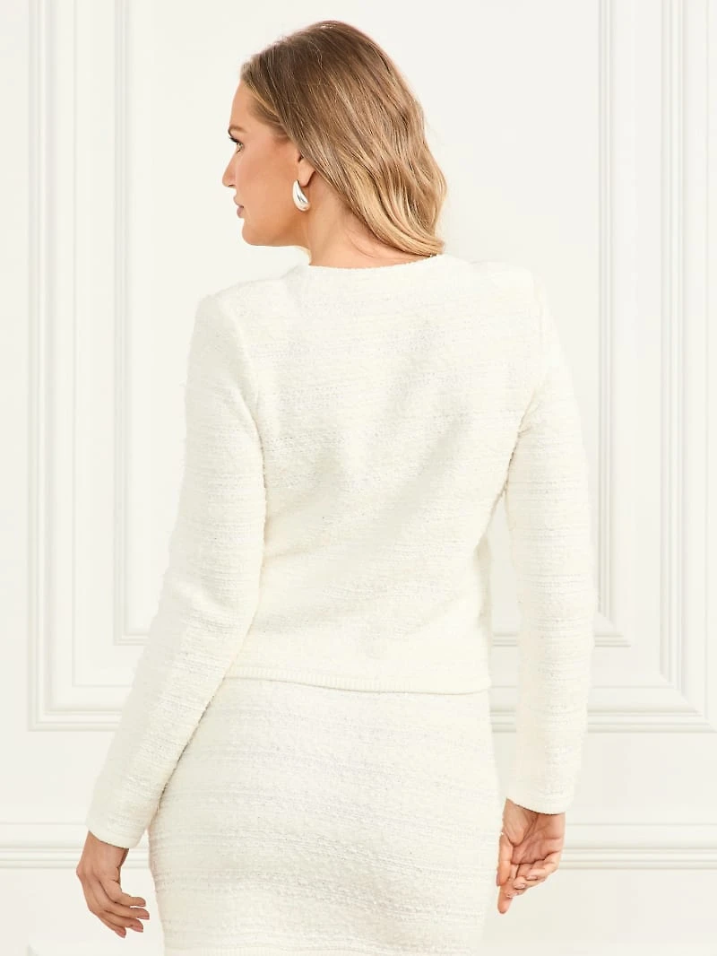 Eco Amelia Bouclé Cardigan Sweater