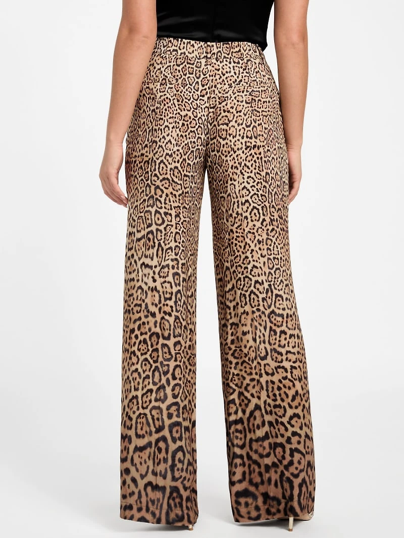 Amy Printed Satin Pant