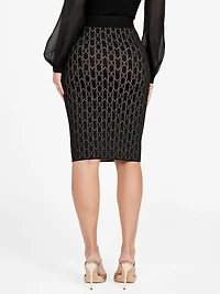 Billie Monogram Sweater Skirt