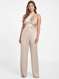 Aretha Satin Crossed Top