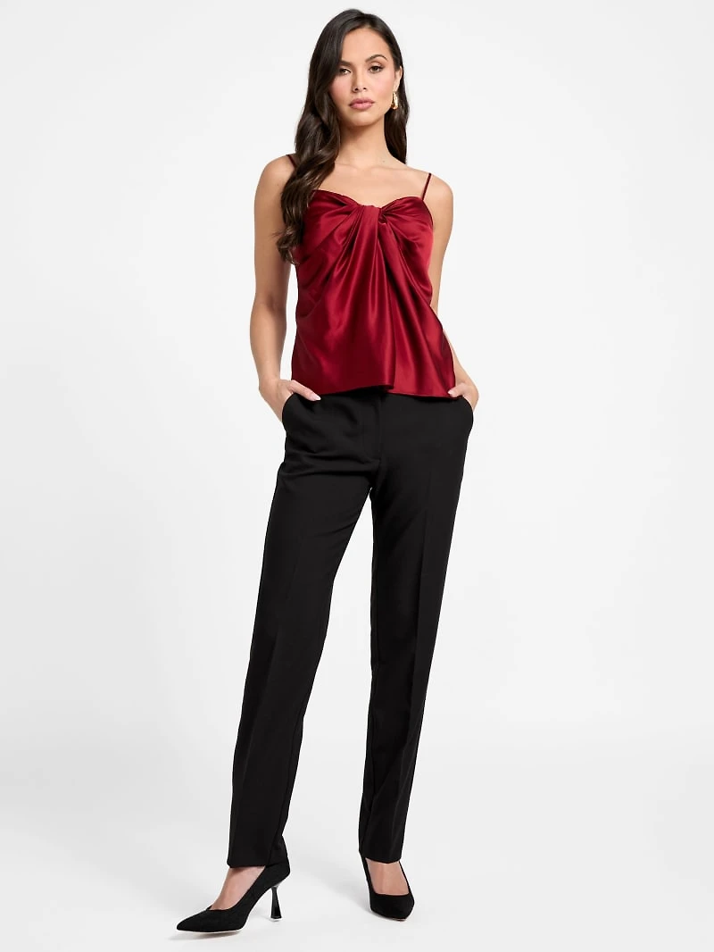 Aretha Satin Twisted Top
