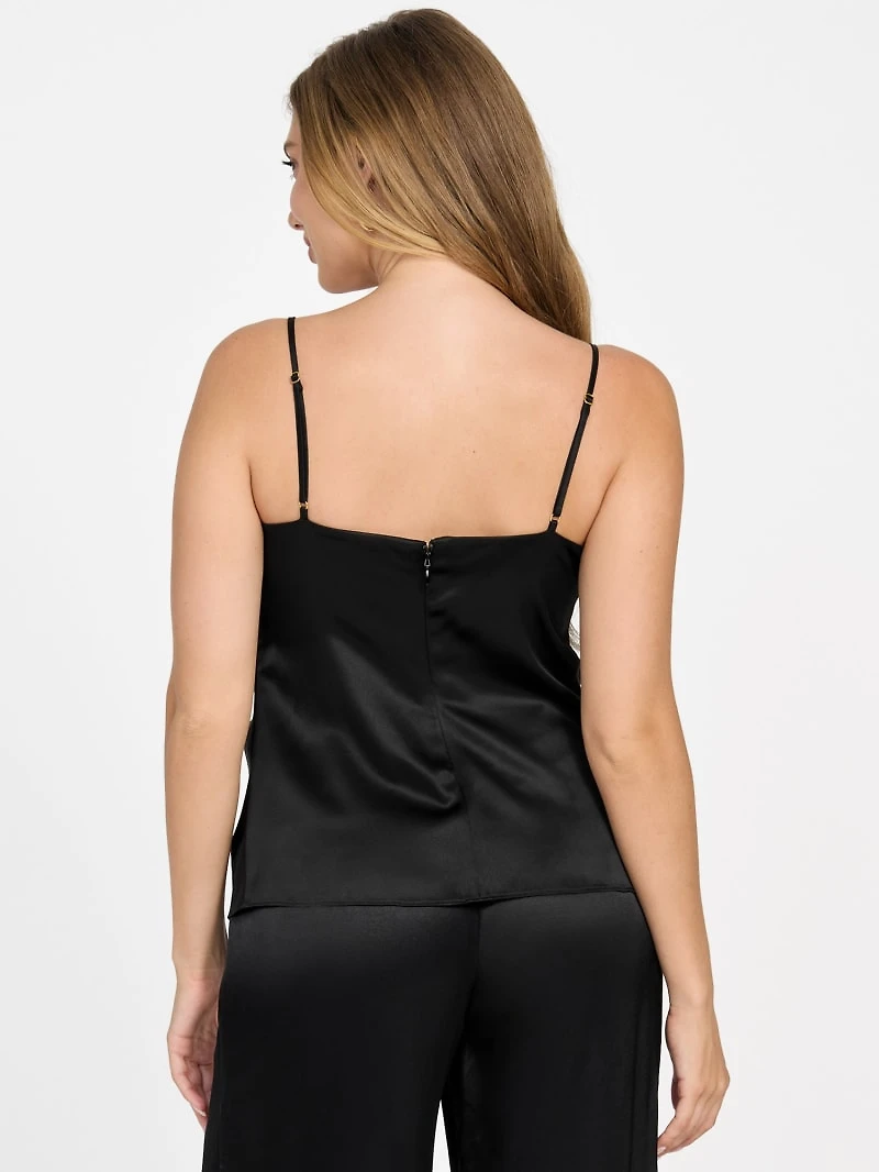 Aretha Satin Twisted Top