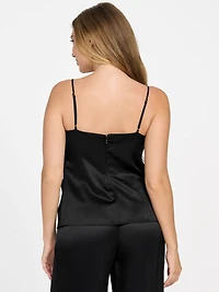 Aretha Satin Twisted Top