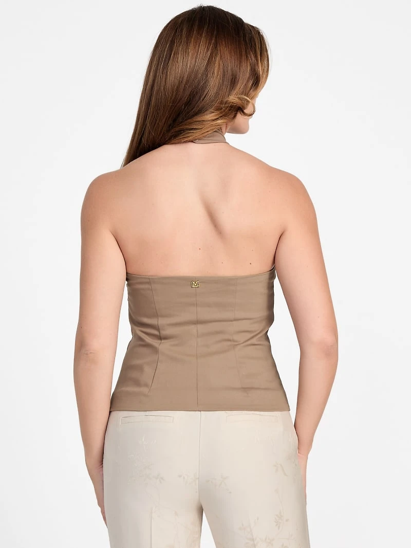 Eco Nada Crossed Halter Top