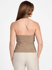 Eco Nada Crossed Halter Top
