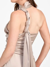 Aretha Satin Gown
