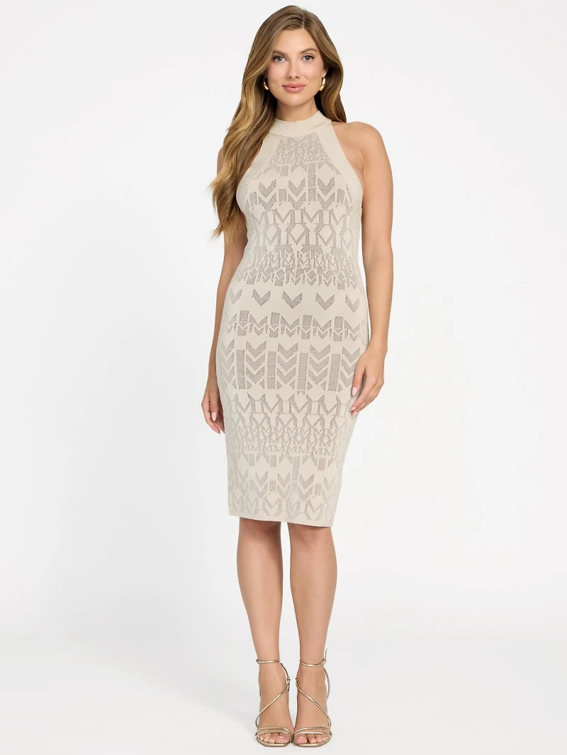 Billie Monogram Sweater Dress