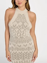 Billie Monogram Sweater Dress
