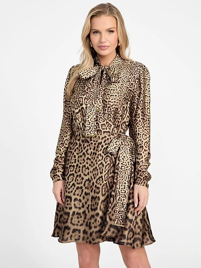 Eco Alanis Printed Satin Dress
