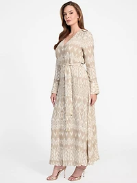 Britney Monogram Maxi Dress