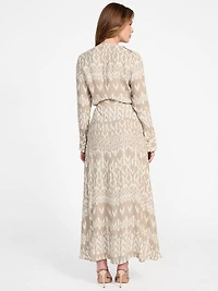 Britney Monogram Maxi Dress