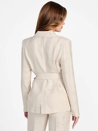 Whitney Floral Belted Blazer