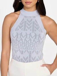 Billie Monogram Sweater Top