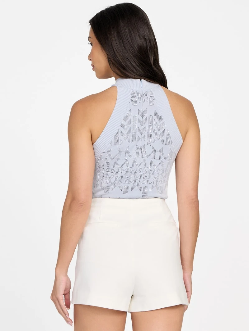 Billie Monogram Sweater Top