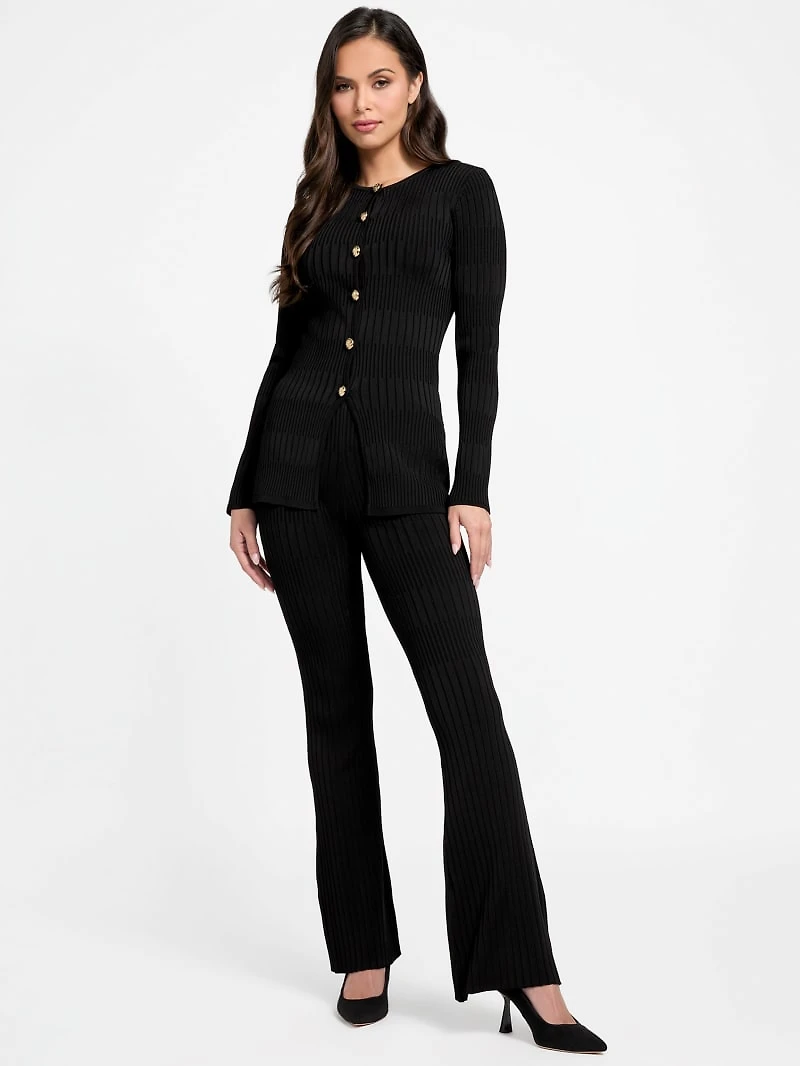 Janet Ribbed Sweater Top