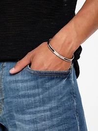 Silver-Tone Cuff Bracelet