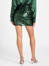 Daisy Sequin Mini Skirt
