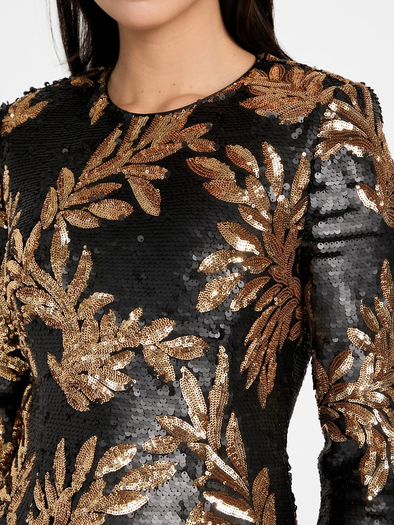 Daisy Sequin Mini Dress