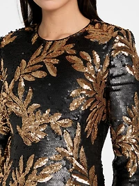 Daisy Sequin Mini Dress