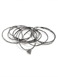Stone Stretch 10-Piece Bracelet