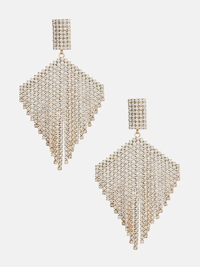 Crystal Tassel Chandelier Earrings