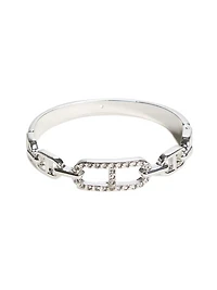 Silver-Tone Link Bangle