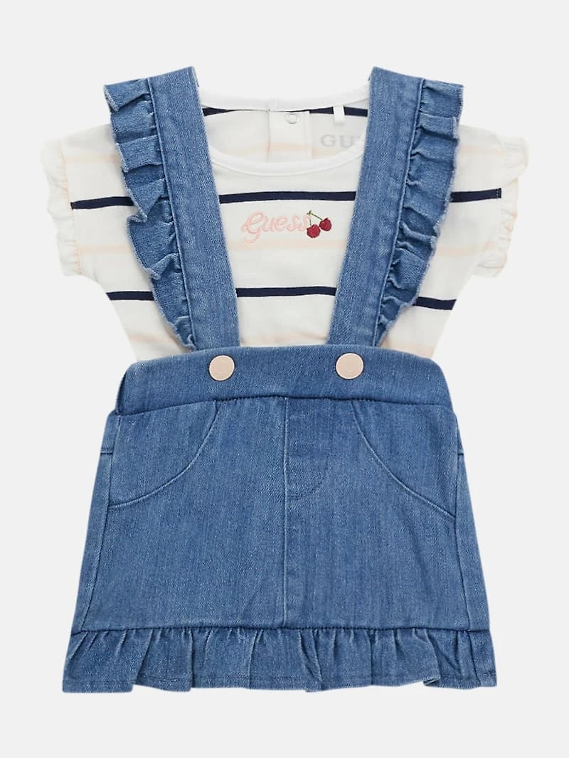 Onesie and Skirt Overall Set (0-24M)