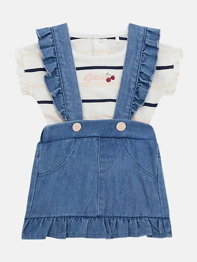 Onesie and Skirt Overall Set (0-24M)