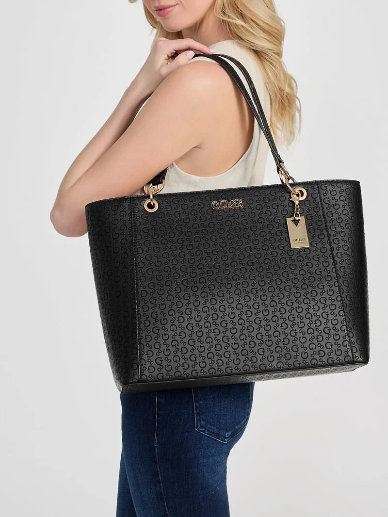 Zakaria Debossed Logo Tote