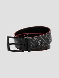 Reversible Faux-Leather Belt