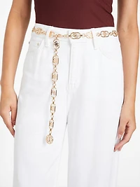 Quattro G Peony Chain Belt
