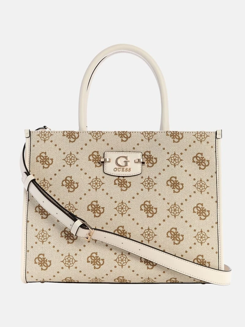 Neda Jacquard Logo Tote