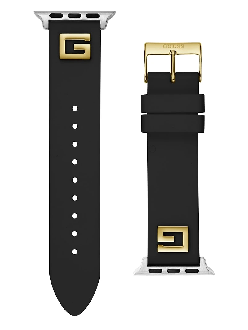 Black Silicon 38-40 mm Band for Apple Watch®