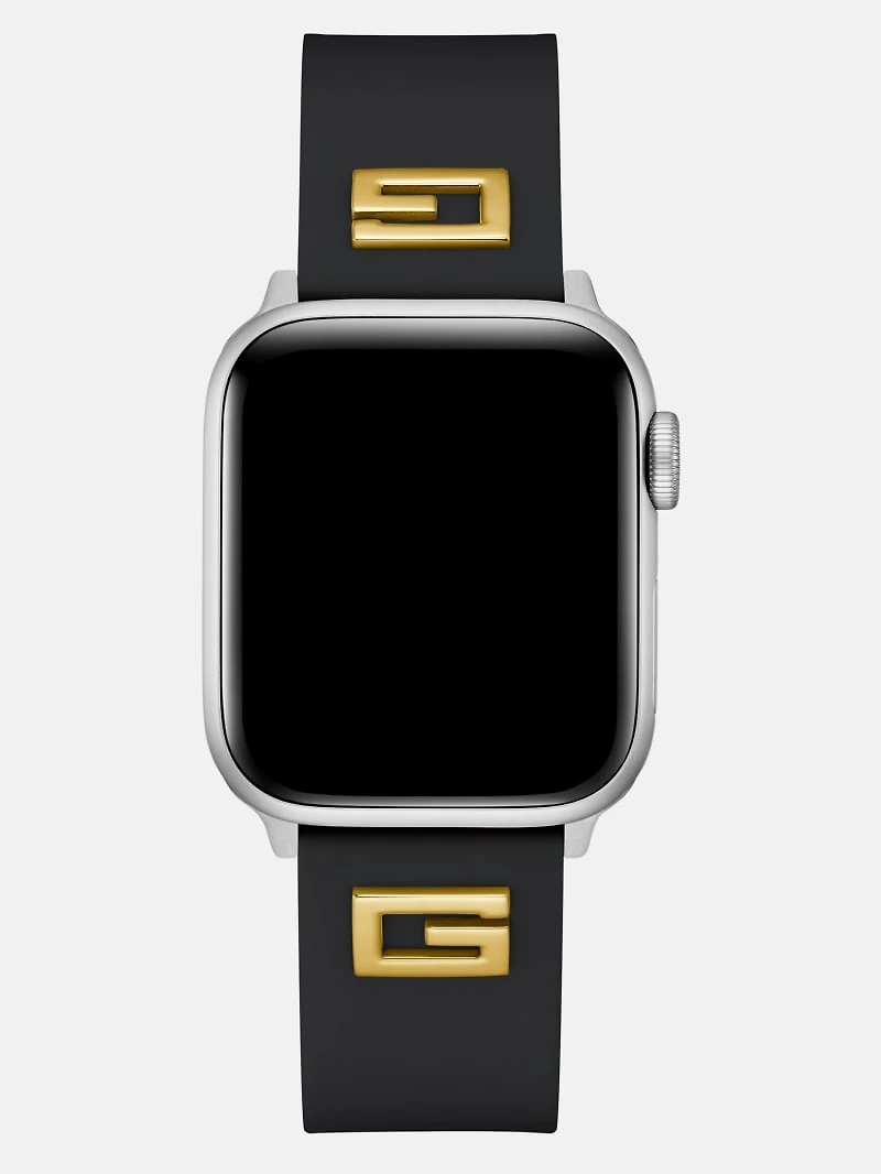 Black Silicon 38-40 mm Band for Apple Watch®