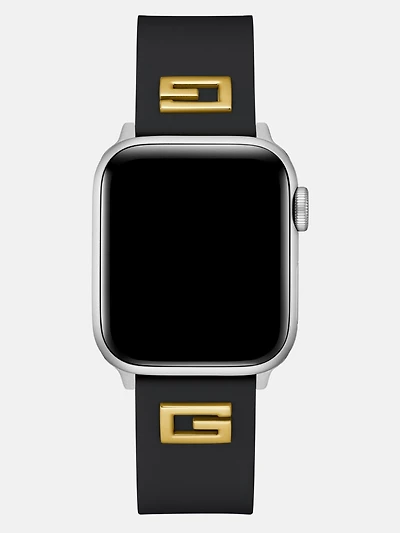 Black Silicon 38-40 mm Band for Apple Watch®