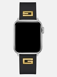 Black Silicon 38-40 mm Band for Apple Watch®