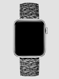 G-Cube Gray Leather 42-44 mm Band for Apple Watch®