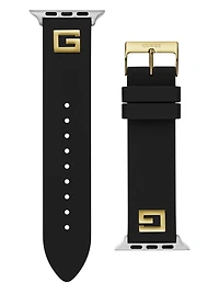 Black Silicon 42-44 mm Band for Apple Watch®