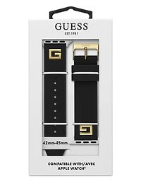 Black Silicon 42-44 mm Band for Apple Watch®