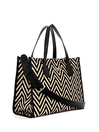 Silvana Chevron Tote