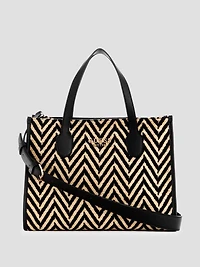 Silvana Chevron Tote