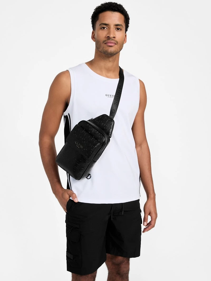 Gio Logo Mens Sling Bag