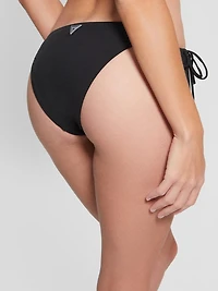 Logo Tassel String Bikini Bottoms