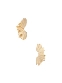 Gold-Tone Joli Fan Earrings