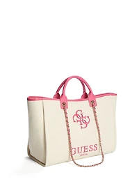 Quattro G Canvas Beach Bag