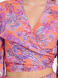 Eco Knotted Cropped Kimono